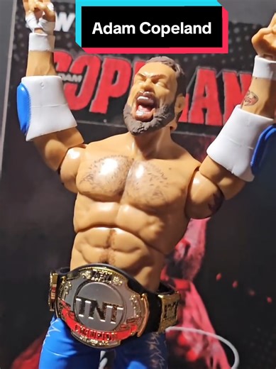 Jazwares Adam Copeland w/Spike #AEW #ActionFigures #AdamCopeland #WWE #Wrestling
