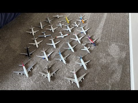 My airplane model collection review!