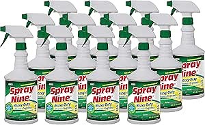 Spray Nine 26832-12PK Heavy Duty Cleaner, Degreaser & Disinfectant for Kitchens, Bathrooms, Yard Equipment, Automotive & Industrial 32 Fl Oz. (Pack of 12)
