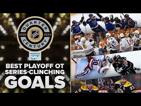 Best Playoff Overtime Series-Clinching Goals of the Quarter-Century | NHL 2000-2025