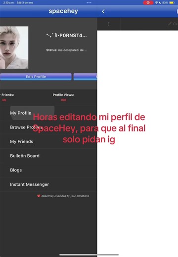 Cómo personalizar tu perfil de SpaceHey en 2026