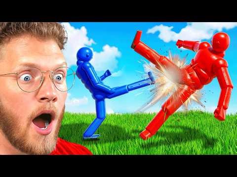 Reacting To Blue vs Red NPC Battles
