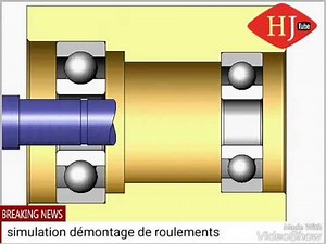 Simulation démontage de roulements