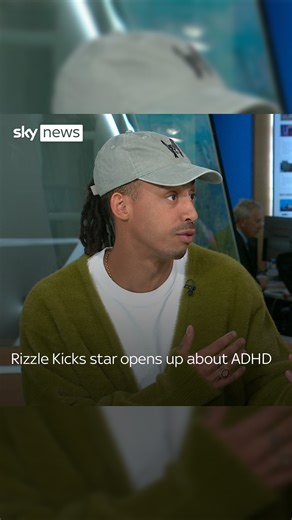 One half of the British hip hop duo Rizzle Kicks, Jordan Stephens, has written a new book where he explores 'the confusing assumptions of what a young man should be', grief, and the brutal pattern of self-harm, hedonism, and destructive coping mechanisms. | Sky News