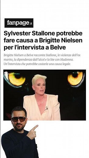 Sylvester Stallone potrebbe fare causa a Brigitte Nielsen per l’intervista a Belve