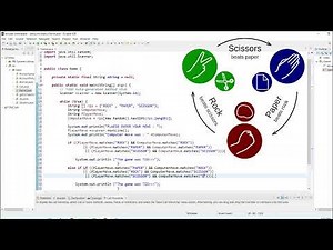 JAVA Beginner || ROCK PAPER SCISSORS Game against computer And Determine the Winner || Eclipse