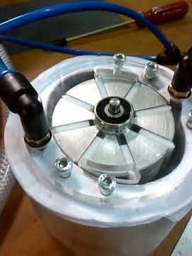 Compressed Air Rotary Vane Engine