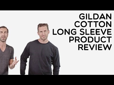 Custom Gildan 100% Long Sleeve T-Shirt Product Review