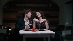 Couple Sitting Together Restaurant Stock Footage Video (100% Royalty-free) 1063831600 | Shutterstock