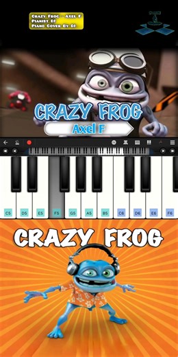 Crazy Frog - Axel F | Piano Cover By DJ | Pianist DJ | Walk Band #shorts