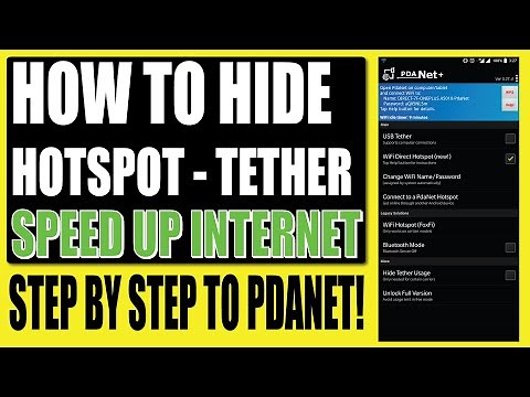 🔴 HOW TO HOTSPOT AND TETHERING WITH PDANET TO INCREASE INTERNET SPEED
