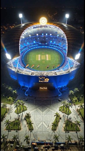 The Chakra Rises: 24s Epic Mumbai Indians Stadium Construction! 🦁💙🌀