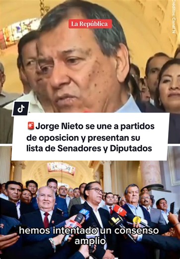 Lista de candidatos para Mesa Directiva del Congreso Bicameral 2026