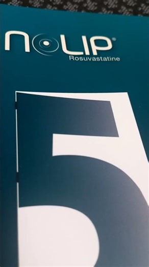 ROSUVASTATINE #abonnetoi #NOLIP 5 mg #cardiologie