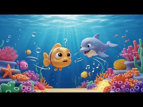 Lost Fish in the Deep Sea 🐠🌊 | السمكة الضائعة في أعماق البحر | Arabic Kids Rhyme