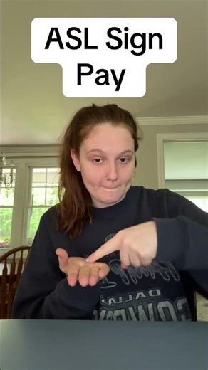 Learn How To Sign "Pay" in ASL for Beginners | American Sign Language #shorts