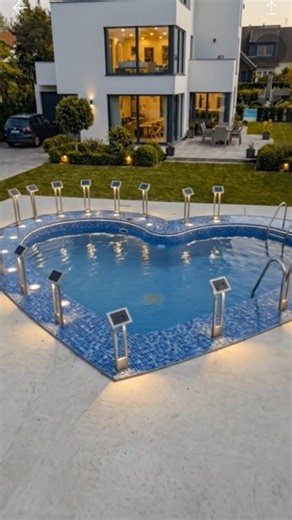 I build a giant heart shape pool 🏊😳#shorts #new #warldoo #viral #trending