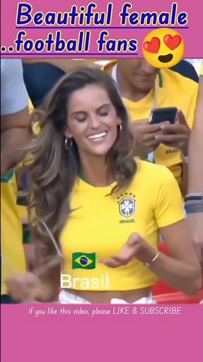 Beautiful female fans at Fifa world cup 2022 at Qatar