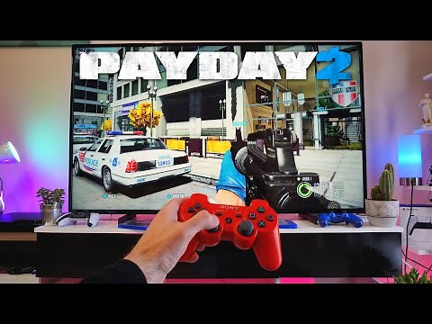 Testing PAYDAY 2 On The PS3- POV Gameplay Test And Impression