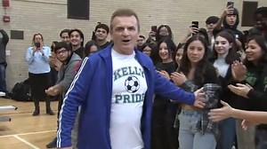 Coach Stan surprised, recognized at Kelly College Prep for impact he's made on so many lives