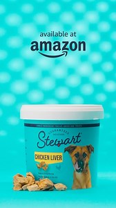 145K views | The secret to training success? High-protein treats that pups can’t resist. Just pure chicken liver in every bite! Available now on Amazon.  #amazon #chickenliver #singleingredienttreats #dogtreats #trainingtreats | Stewart Pet | Facebook