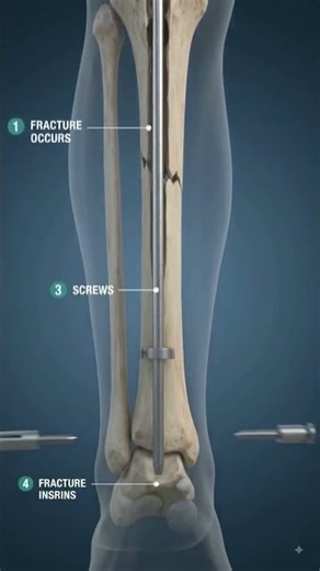 🦴 How a Rod Repairs a Broken Leg Bone | Intramedullary Nail Surgery Explained