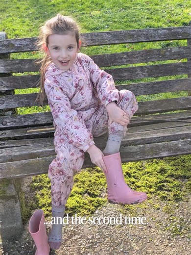 Enjoying a Fun Walk with Evie