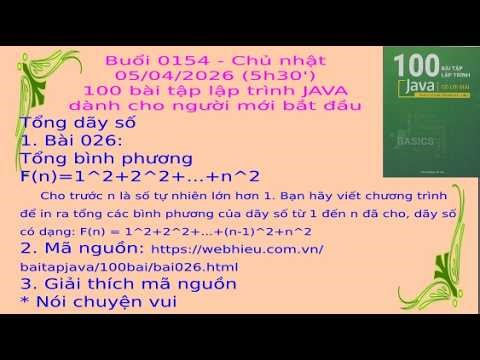 100 bài tập lập trình JAVA (Bài 026)