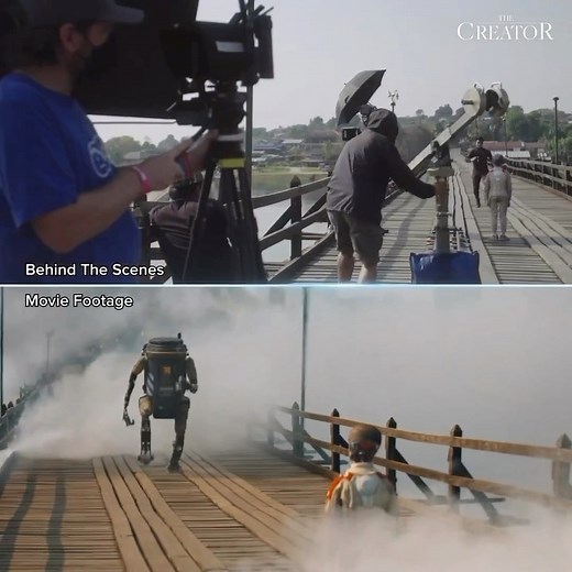 Cinematography on Instagram: "Behind the Scenes with the @creatorthefilm 🎬 Director Gareth Edwards 🎥 Cinematography @greigfraser_dp & @orensofferdp 🎵 Music @HansZimmer 🔃 Via @ilmvfx • 👉 Follow and tag @cinematography to have a chance to be featured! • #cinematography #makingof #filmlights #behindthescenes #filmmaking #arrialexa #lightingsetup #griprigs #TheCreator"