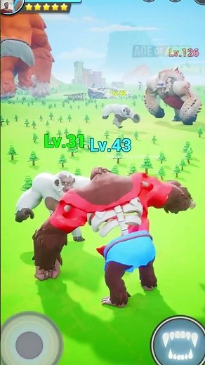 Age of Apes Ads Review New Level 🍌🐵Monkey Survival #gaming #games #funny