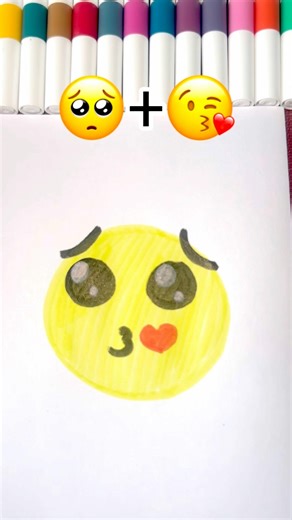 Satisfying art🥺😘 #art #trending #youtubeshorts #shorts #viral #fyp #explore #emoji