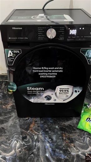 Hisense 8/5kg Inverter Automatic Washing Machine