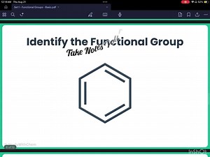 Organic Chemistry Flashcards: Functional Groups Study Cards (Digital Download, PDF PNGs)