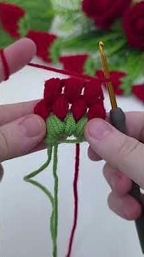 🍓 I Made the Cutest Crochet Strawberry Bandana! 💕 Easy Crochet Tutorial #crochet