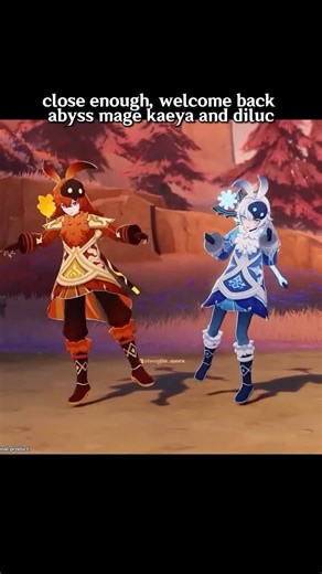 theyre bringing back the 2021 genshin #genshinimpact #diluc #kaeya #genshin #fyp #shorts