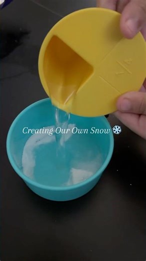 DIY Snow Insta Snow Experiment for Kids Easy Math & Science Lesson at Home #snowactivities