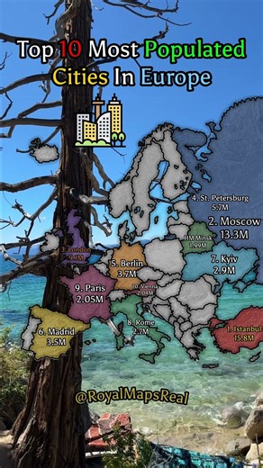 Top 10 Most Populated Cities In Europe