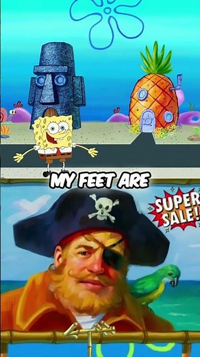 🔥 SpongeBob And Pirate CRAZY Dance Party 🎶😂