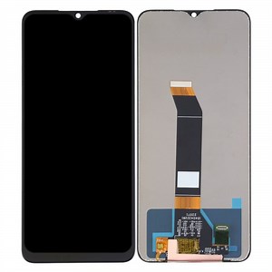 LCD with Touch Screen for Xiaomi Poco M5 - White (display glass combo folder)