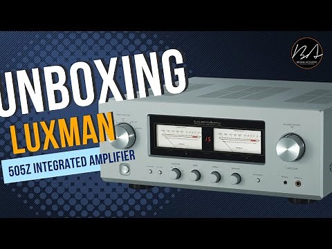 Unboxing the Luxman L-505Z Integrated Amplifier | Silent Showcase with Music Replay #thegitlwithhifi