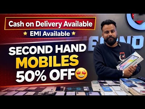 “Delhi Second Hand Mobile Market 😱 iPhone & Android @ 50% OFF | Cash on Delivery #usedmobiledelhi