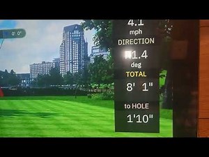Square golf launch monitor putting accuracy