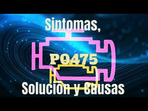 Código P0475, Sintomas, Solución y Causas