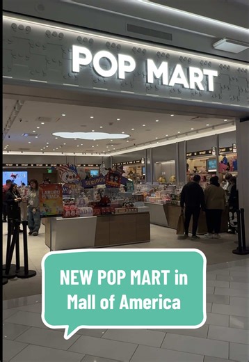 checking out the new POP MART store that recently opened in Mall of America!! 📍119 North Garden, Mall of America, Bloomington, MN 55425 @POP MART US @Mall of America #popmart #popmartus #weekendvibes #blindboxes #minnesota