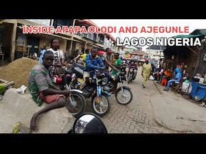 EXPLORING THE STREET OF APAPA OLODI AND AJEGUNLE LAGOS STATE NIGERIA ON MY OKADA MOTORCYCLE 🏍️
