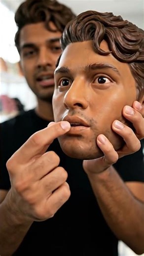 You won’t believe this is NOT real… 😳Looks like a real face 👀 #mask #realistic #siliconemask