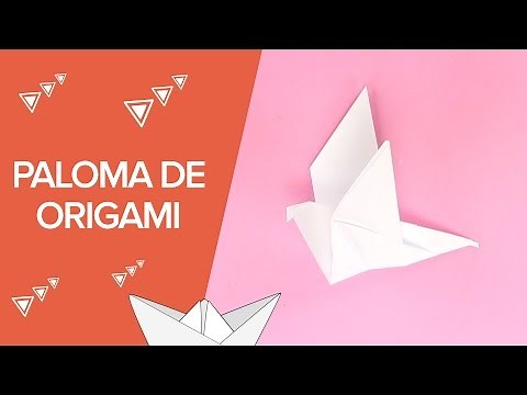 Cómo hacer una paloma de origami | Papiroflexia para niños