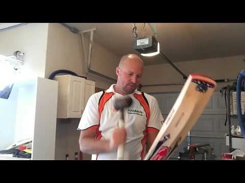 How to knock in your cricket bat!