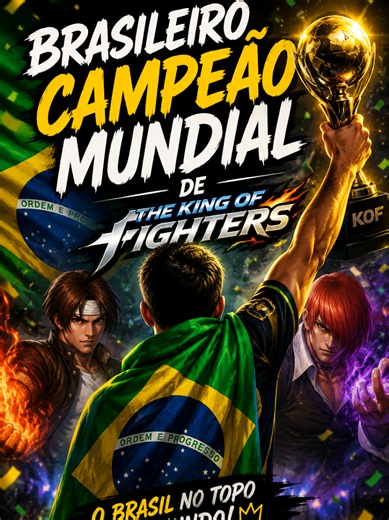 Brasileiro campeão mundial de The King of Fighters 15