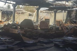 Eerie photos show 'car graveyard' in Sheffield where vehicles were 'melted to the ground' in fire